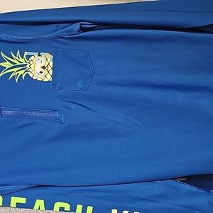 Wonder Nation Boys Beach shirt long sleeve with special protection- size 8 blue